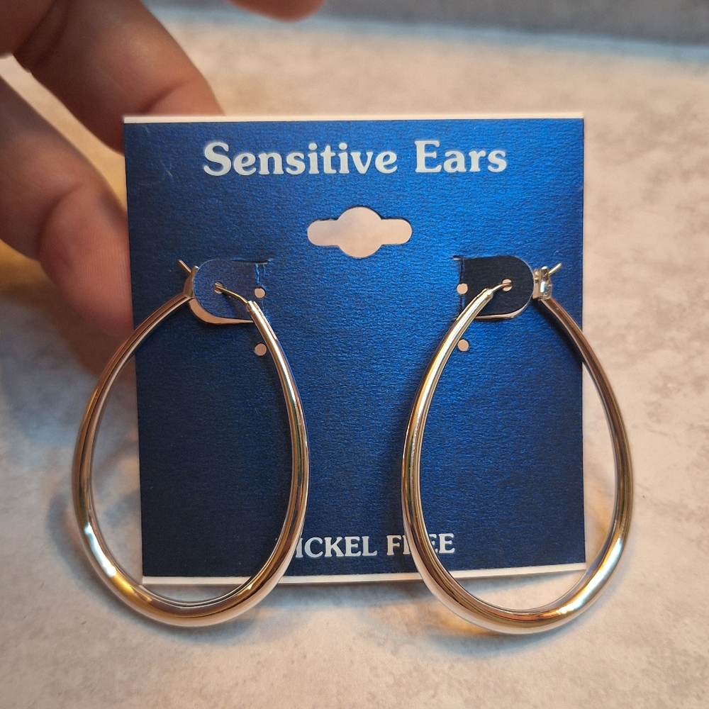 Gold Hoop Earrings for Sensitive Ears